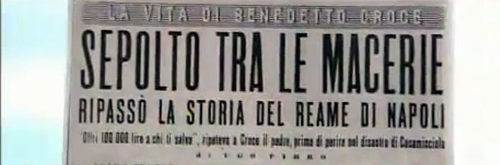 La disputa tra l'autore di Gomorra, il Corriere del Mezzogiorno e Marta Herling a proposito del salvataggio di Benedetto Croce dalle macerie provocate dal sisma